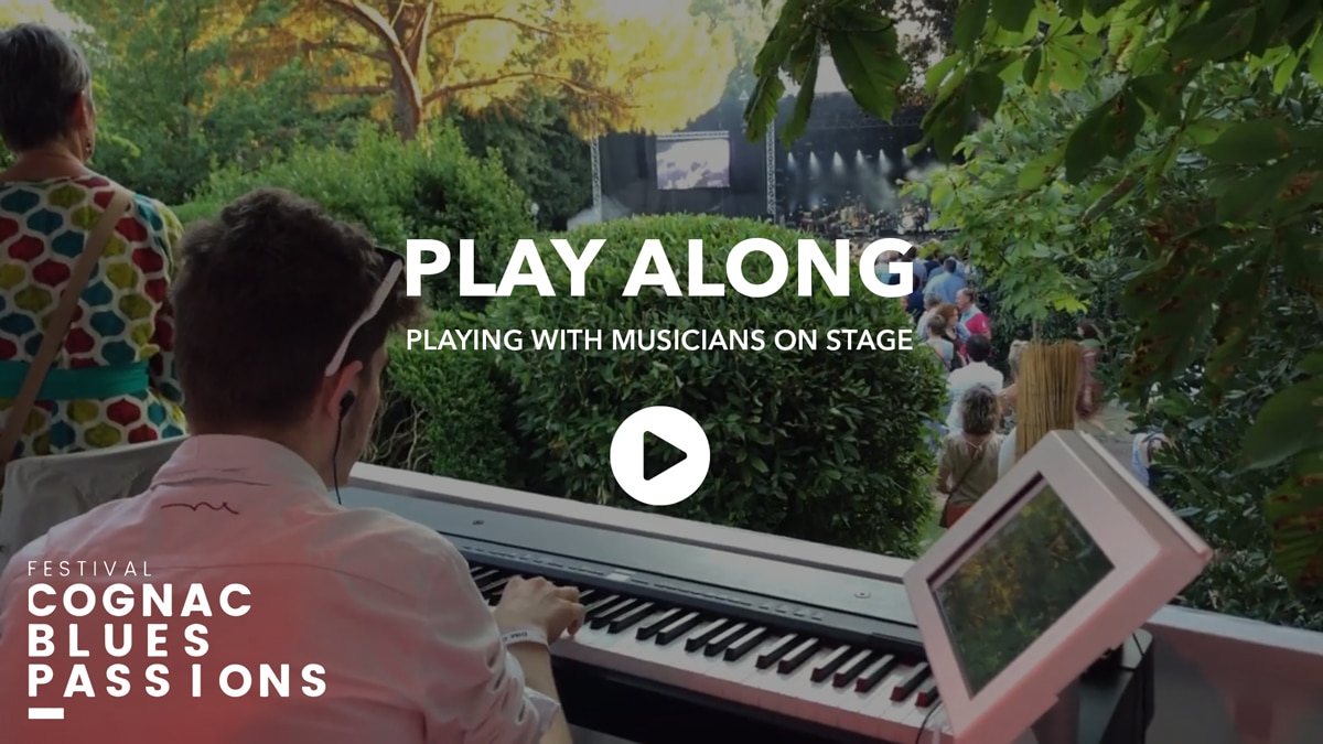 Retour en vidéo sur Play Along par Augmented Acoustics au Cognac Blues Festival