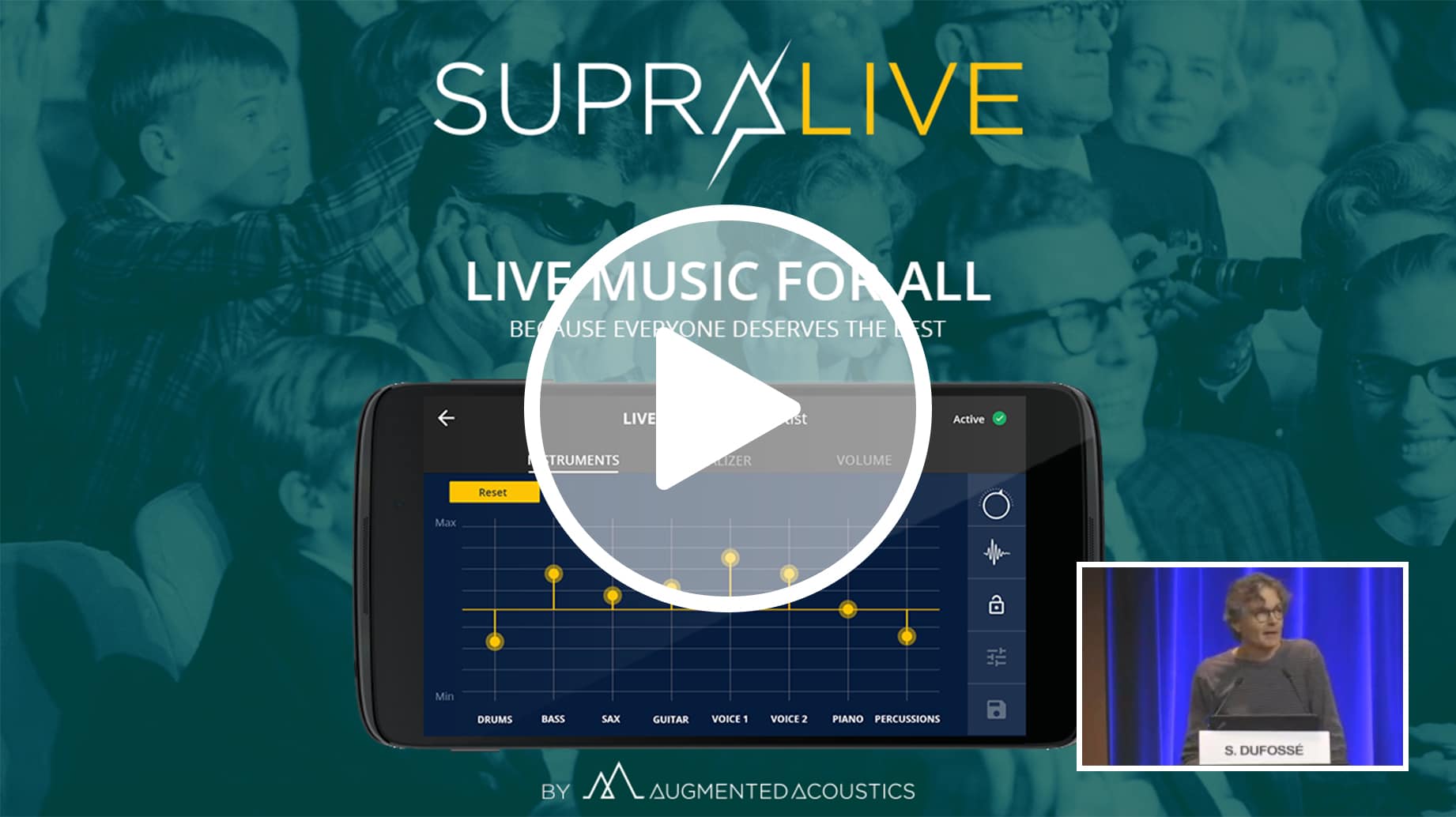 live music for all - Augmented acoustics